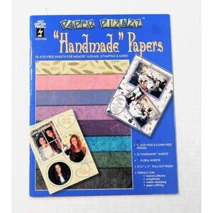 Paper Pizazz Handmade Papers 13 Sheets 8.5" x 11" Scrapbook Albums Crafting